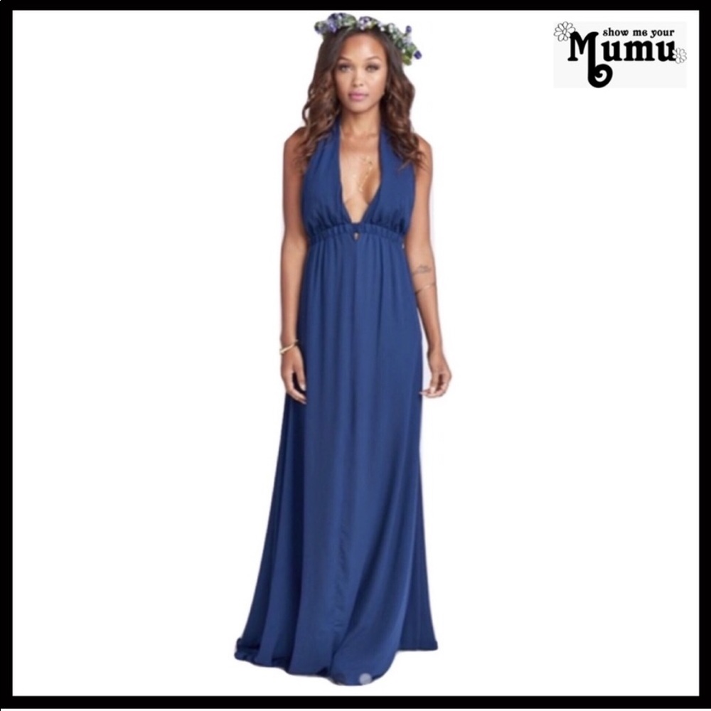 Show Me Your Mumu Luna Halter Dress